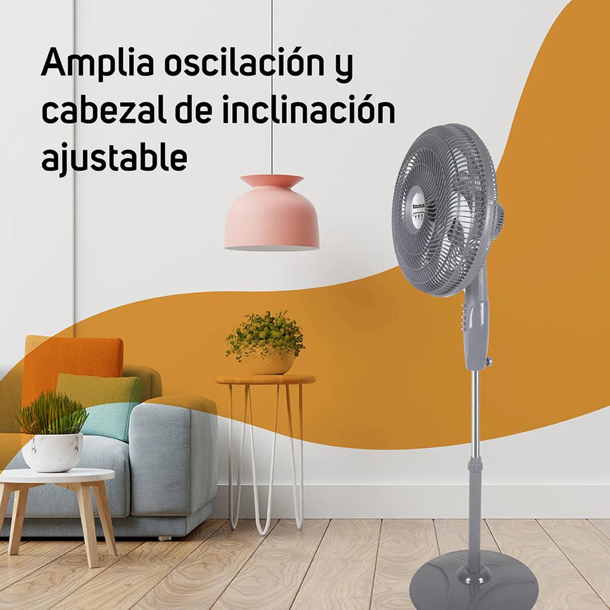 Ventilador Taurus BOREAL De Pedestal y Pared 16