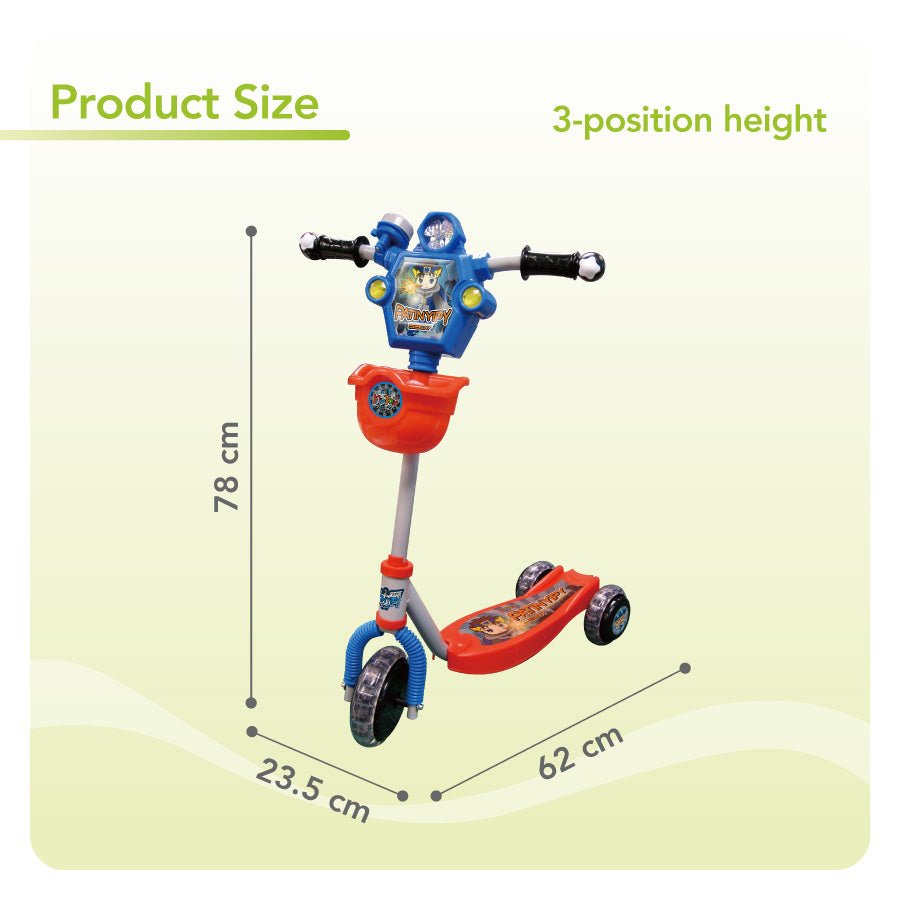 Patin Mytek 5307B1 Scooter Con Timbre en el Manubrio Azul - BIOHAIR.MX