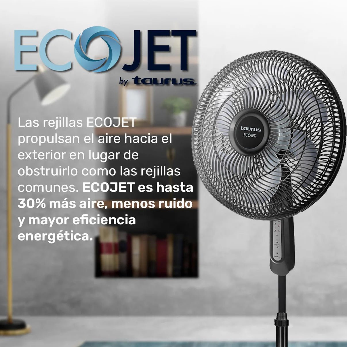 Ventilador Taurus TURBO CYCLE De Pedestal, 18