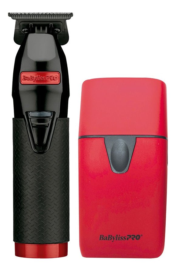 Combo Trimmer Fx+ Y Shaver Uv Negro/rojo Fxfholpk2rbes - BIOHAIR.MX