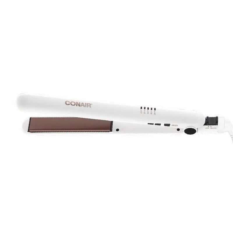 Alaciadora Conair CS221WES 1" tecnologia de doble ceramica anti-frizz 2 en 1 blanca