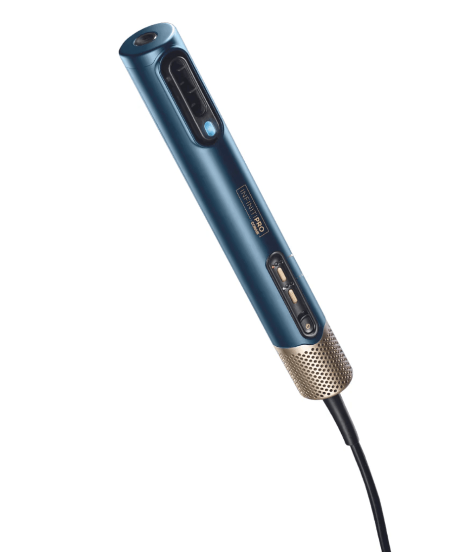 Cepillo Conair AS6550ES Todo en Uno Infiniti Pro, tecnología de plasma avanzada Azul / Dorado