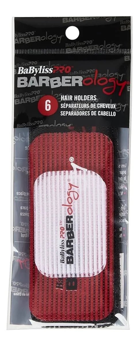 Separadores De Cabello Babyliss 6 Piezas Barberia Estilistas Color Rojo, Negro, Blanco - BIOHAIR.MX