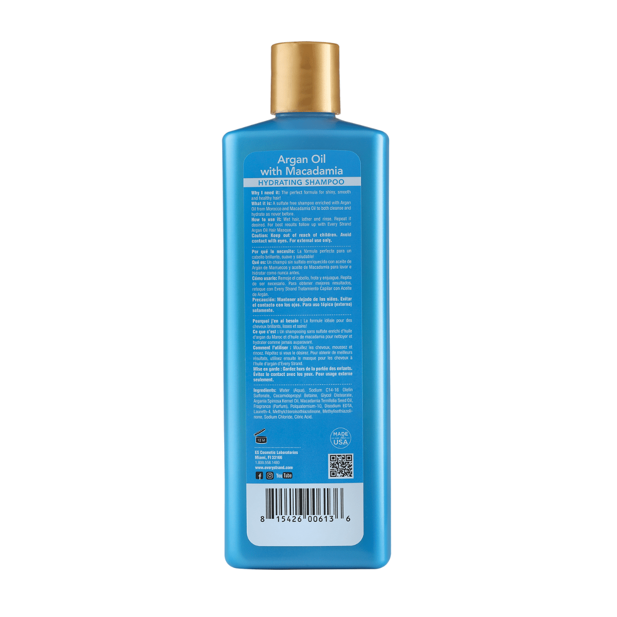 Shampoo Macadamia & Argan 399 ml