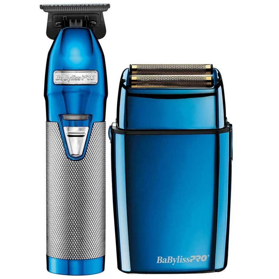 TRIMMER Y SHAVER COMBO BARBERÍA BABYLISS PRO BLUEFX COLLECTION