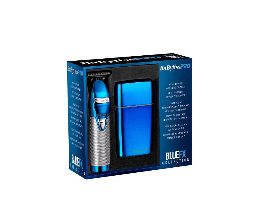 TRIMMER Y SHAVER COMBO BARBERÍA BABYLISS PRO BLUEFX COLLECTION