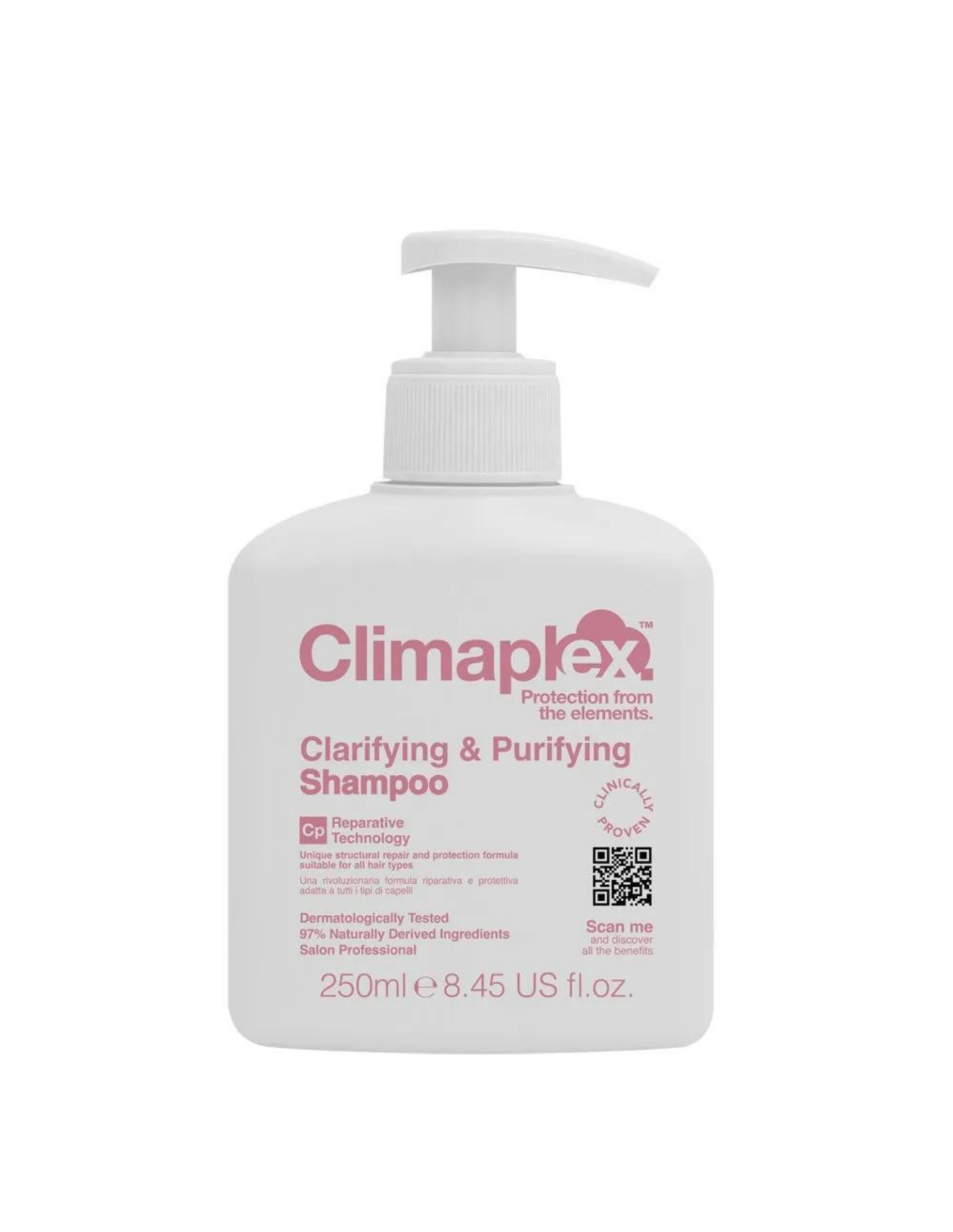 Shampoo Limpiador y Purificante CLIMAPLEX 250ml - BIOHAIR.MX