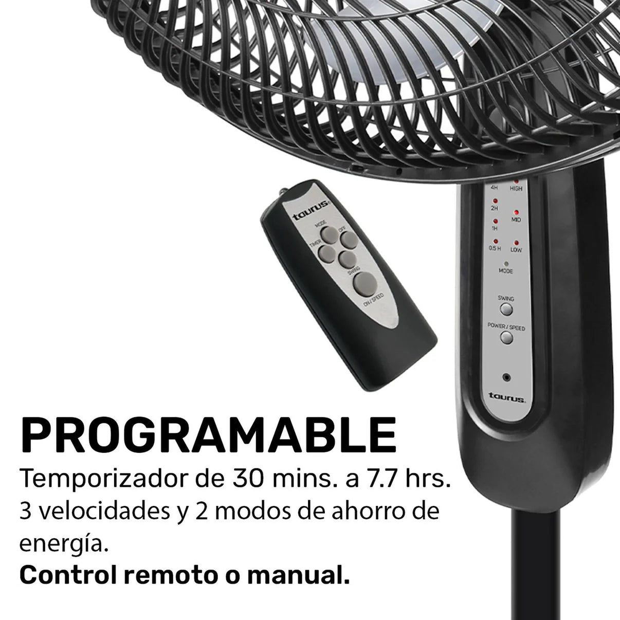 Ventilador Taurus TURBO CYCLE De Pedestal, 18