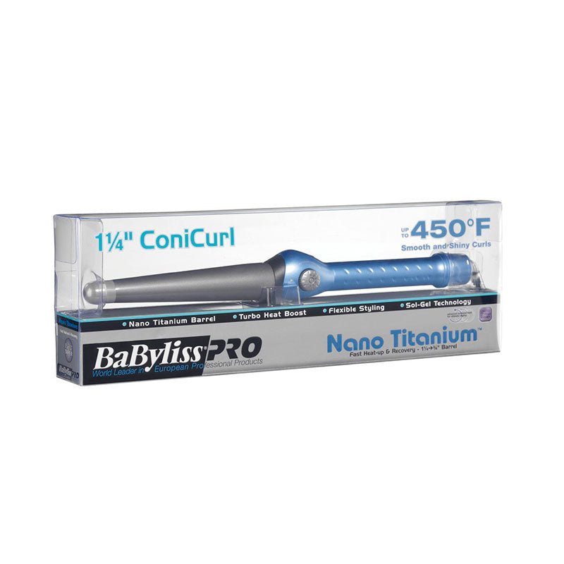 Ferro BaByliss BABNT125TBES 1 1/4" Nano Titanium Azul