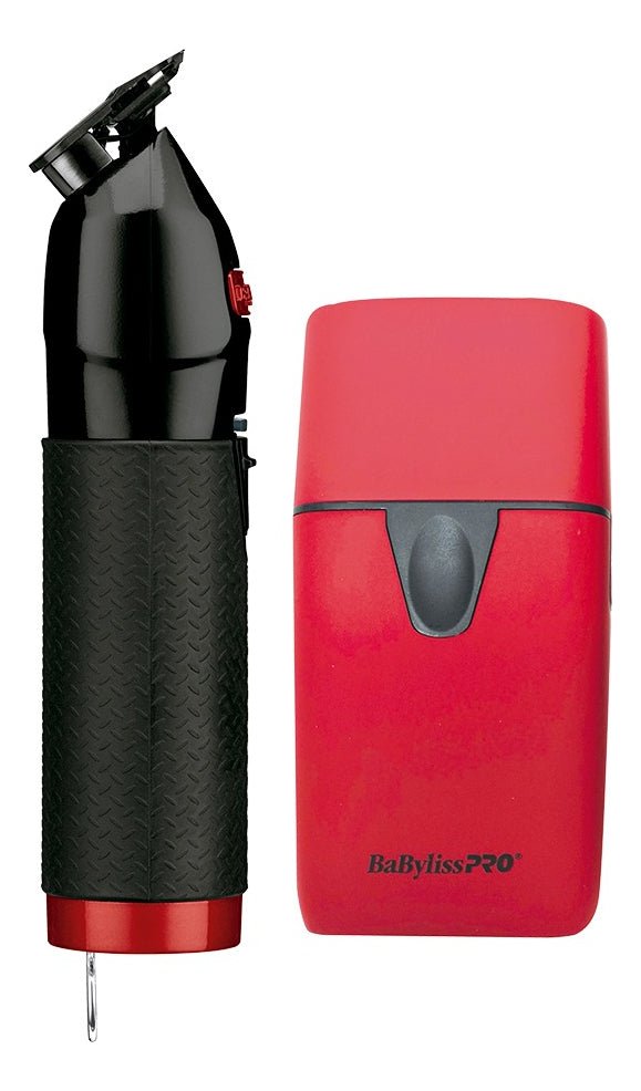 Combo Trimmer Fx+ Y Shaver Uv Negro/rojo Fxfholpk2rbes