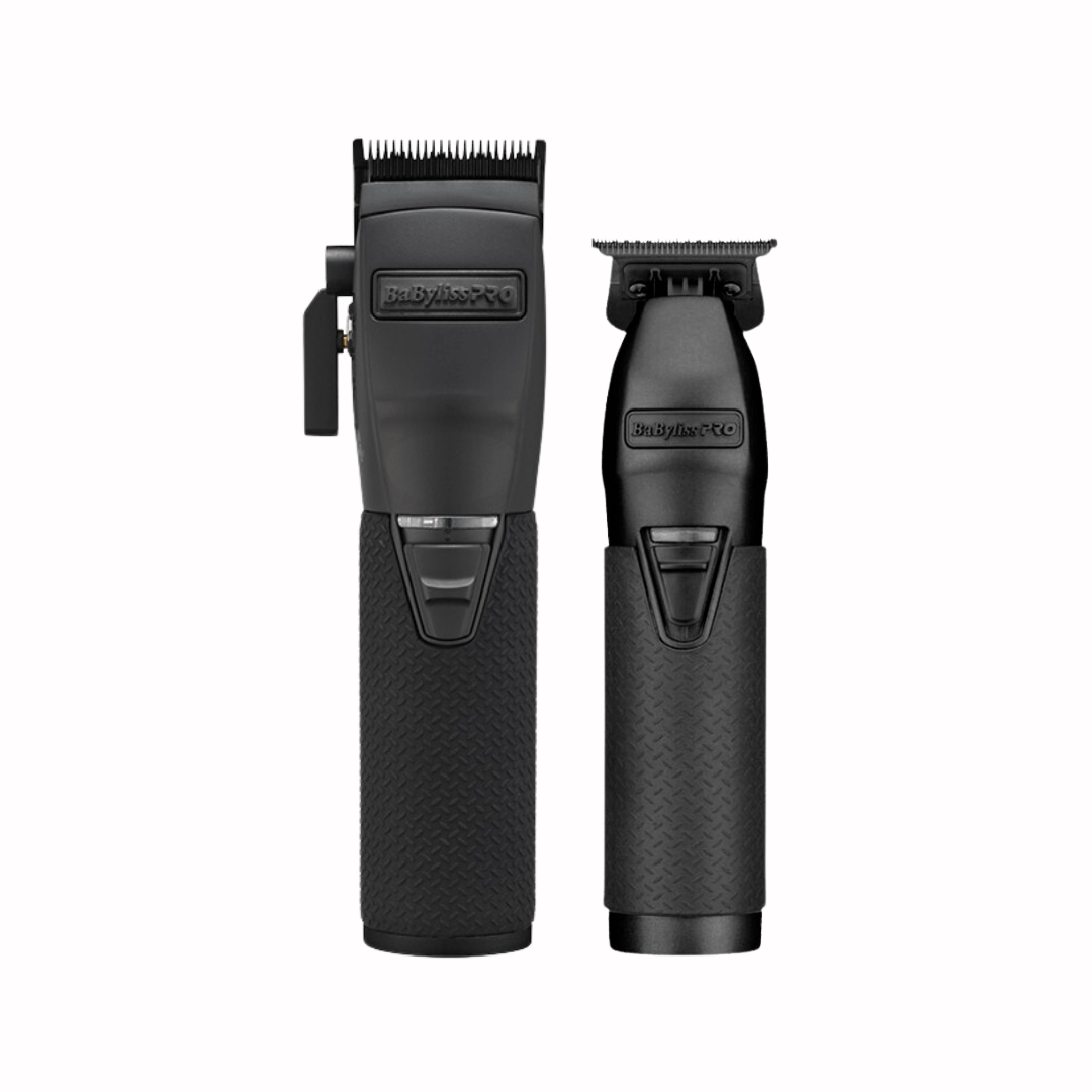 BabylissPro Combo Clipper y Trimmer Boost+ Negro Mate - BIOHAIR.MX