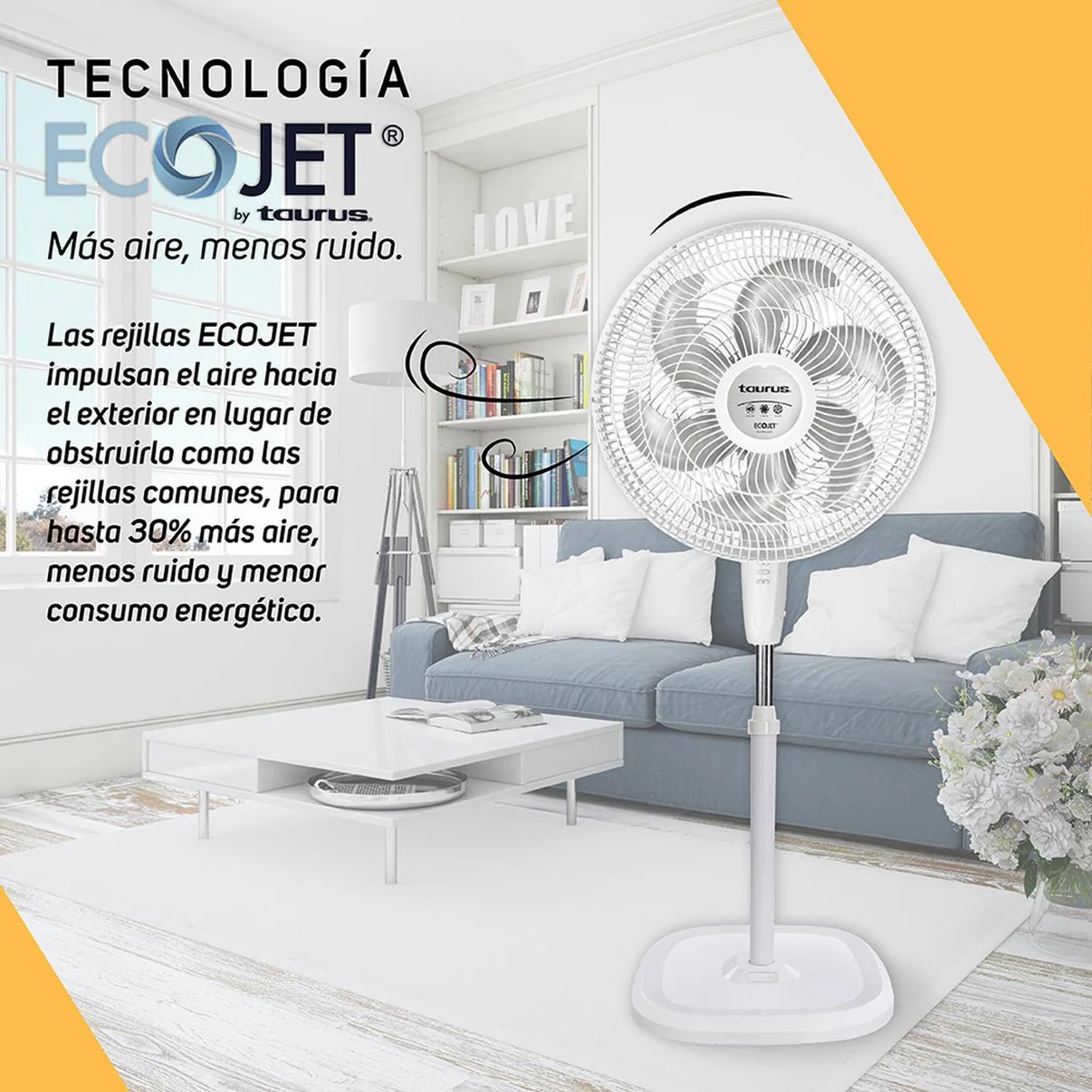 Ventilador Taurus SPUTNIK De Pedestal y Pared, 18