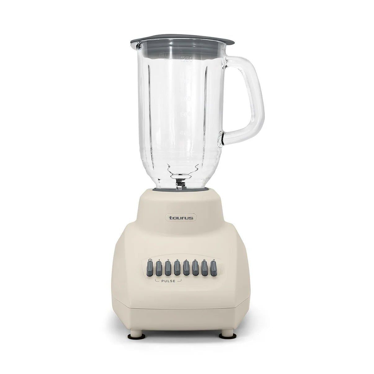 Licuadora Taurus Valencia ECO Vaso de Vidrio 7 Velocidades Blanca - BIOHAIR.MX