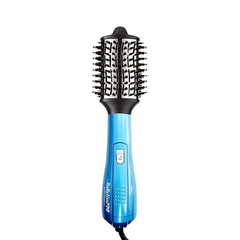 Cepillo BaByliss BNTHB250ES Nano Titanium Ovalado Azul - BIOHAIR.MX